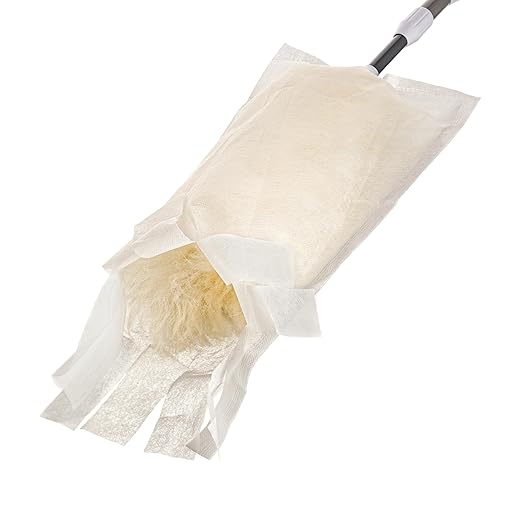 Unger Commercial - StarDuster Pro Duster Replacement Sleeve (10 Pack) - Electrostatic Disposable Dusting Solution for Professional Cleaning - DS10Y