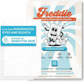 Freddie Low-Waste Laundry Detergent Sheets – Jug Free Format – Pre-Measured Strips – 60 Loads – Unscented for Sensitive Skin