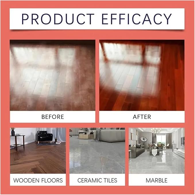Cleaning Agent Floor Polishing Liquid 100ml All Purpose Cleaner Hardwood Floor Household Floor Cleaning Care For Mops SweepingMopping Machines(100ml 2pcs)