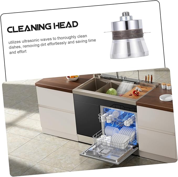 Zerodeko 60w Dishwasher Ultrasonic Parts Cleaner Powerful Transducer Cleaning Machine for Jewelry Retainer