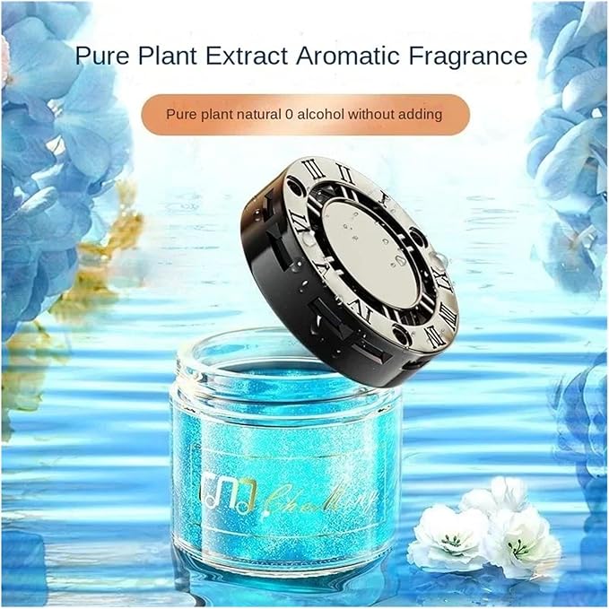 High-End Flowing Sand Solid Fragrance Car Aromatherapy Air Freshener Seat Decoration for Your Vehicle(E)