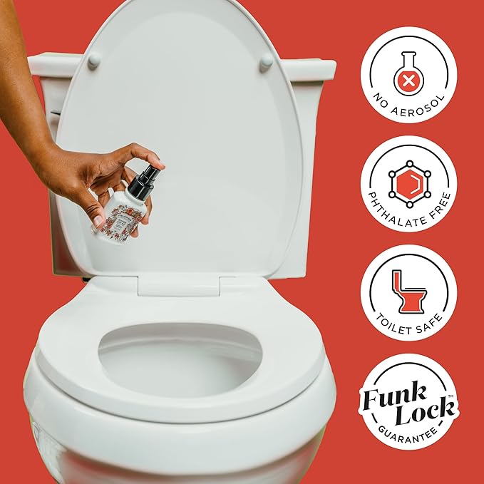 Poo-Pourri Before-You-Go Toilet Spray Refill Tropical Hibiscus 16 Fl Oz Up to 800 Uses Bathroom Odor Deodorizer with Essential Oils for Home or Work Hibiscus Apricot and Citrus Scent