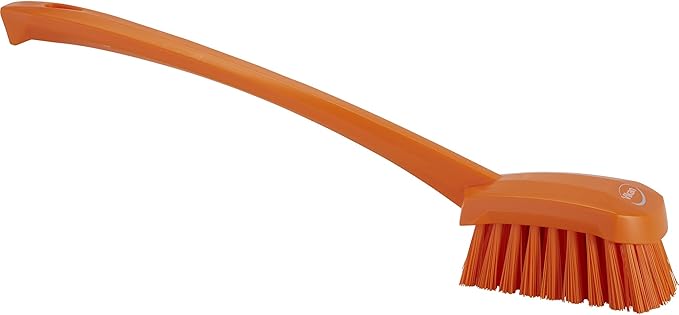 Vikan 41867 BrushWashingStiff15.75PP/PBTOrange
