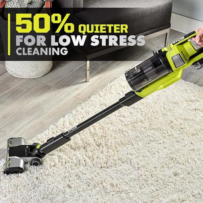 ONEAND HP 18V Cordless PET Stick Vacuum Cleaner KIT with 4.0 AH HIGH Performance Battery
