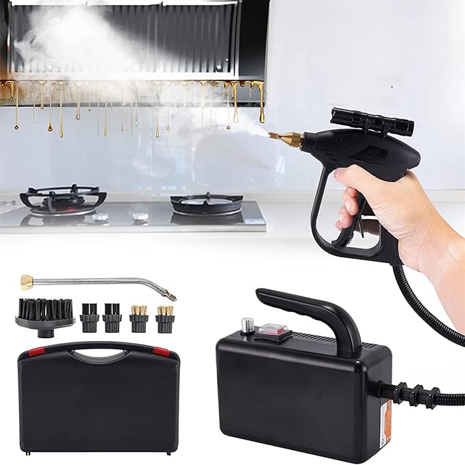 Handheld High Pressure Steam Cleaner Portable Steam Cleaning Machine Household Steam Cleaner for Kitchen Bathroom Furniture Car