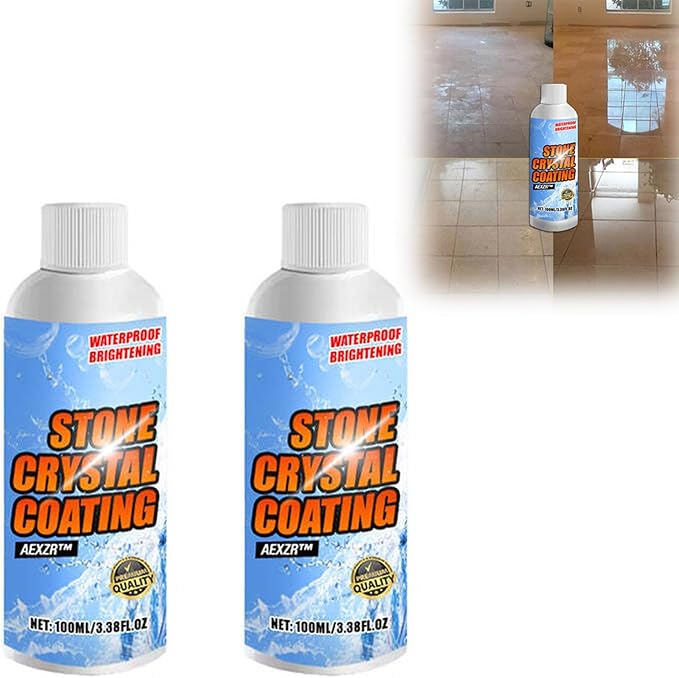 Stone Brighten Crystal-Plating AgentStone Crystal Plating Agentmarble stain removermarble polishEffectively brightens ceramic and stone coatingsEasy to use (2)
