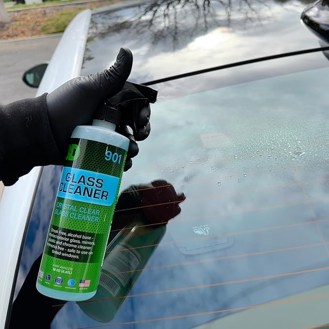 3D Glass Cleaner Bundle - Streak-Free Tint Safe Formula - 16oz Spray + 1 Gallon Refill