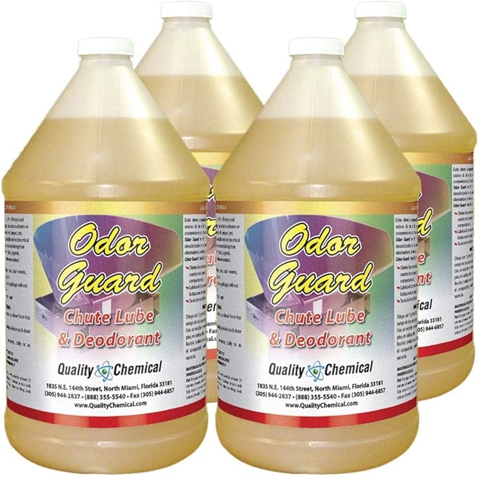 Odor Guard Trash Chute Cleaner &amp Deodorant-4 gallon case