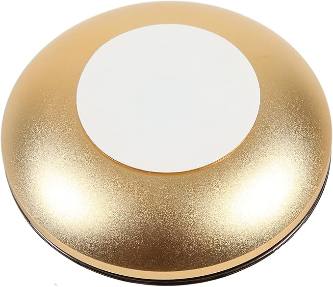 Car Air Freshener Flying Disc Design Long Lasting Aromatherapy with Plant Extracts Adjustable Fragrance Intensity Odor Removal for Car Interior Purifies Air Includes 2 (Gold)