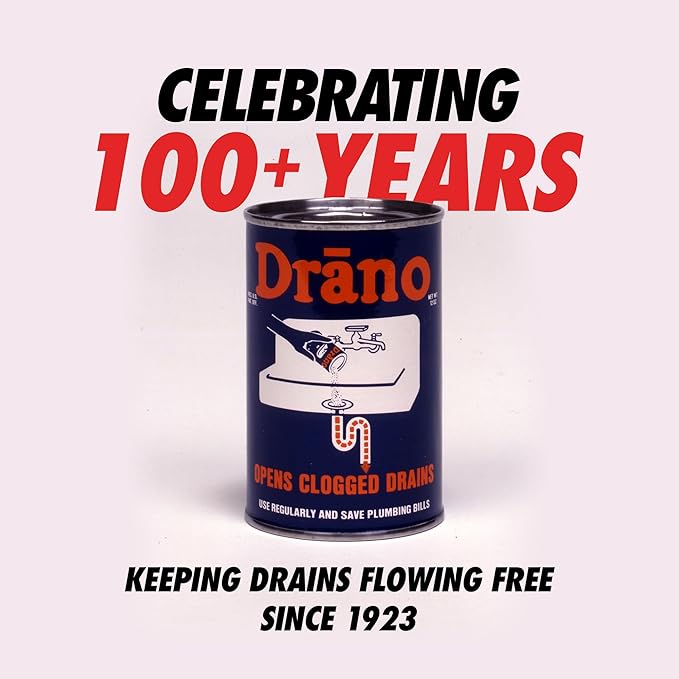 Drano Kitchen Granules Drain Clog Remover and Cleaner Unclogs Blockage from Grease or Cooking Oil 8.8 oz (Pack of 3)