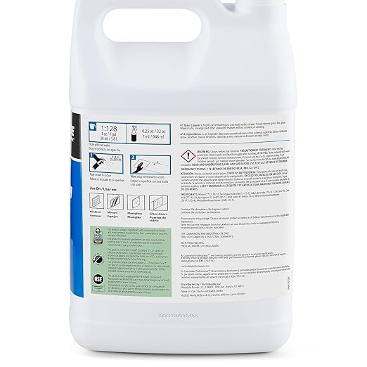 Coastwide Professional Glass Cleaner 61 Concentrate 3.78L 4/Carton