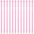 SPARTA 41225EC26 Fiberglass Broom Handle Mop Handle Replacement Handle With Acme Threaded Tip For Commercial Cleaning 48 Inches Pink (Pack of 12)