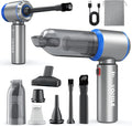 Mini Vacuum Cleaner 2 in 1 25000PA Brushless Car Vacuum &amp210000RPM Air Duster 9000mAh Battery Air Blower Wireless Handheld Vacuum for CarOffice and Home