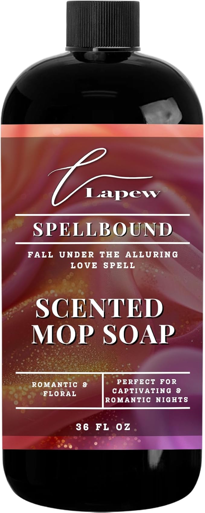 Lapew Spellbound Scented Mop Soap - Luxury Floor Cleaner Concentrate for Mopping Tile Laminate Vinyl &amp Hardwood | Streak-Free Low-Foam | 36 oz