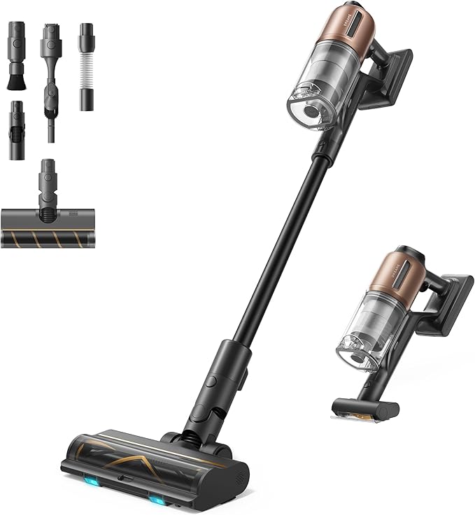 DREAME Z20 Cordless Vacuum Cleaner Smart Vacuum Cleaner with 250AW Powerful Suction Up to 90 Minutes Runtime Versatile for All Surfaces Handheld Feature for Hard Floors Carpets &amp Sofas