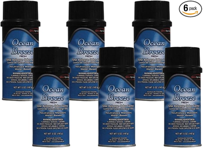 Quest 3680 OCEAN BREEZE Total Release Odor Control (6 Pack)
