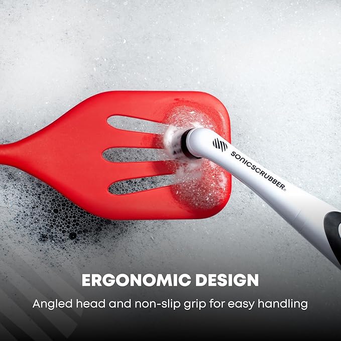 Household Cleaning Brush Power Scrubber - Electric Spin Scrubber Brush for Home Kitchen &amp Bathroom - Grout Cleaner &amp Removes Mould (Washing-Up System Spin Brush)