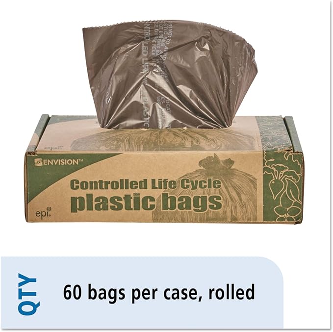 STOG3036B80 - Controlled Life-Cycle Plastic Trash Bags