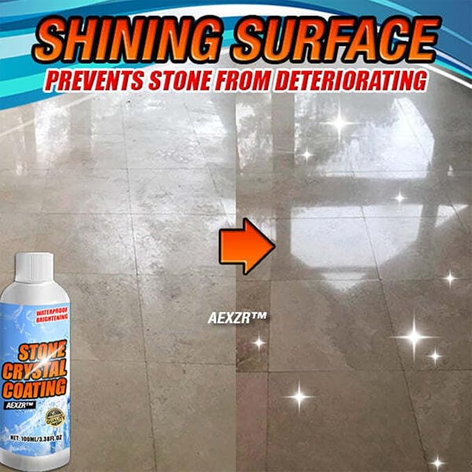 Stone Brighten Crystal-Plating AgentStone Crystal Plating Agentmarble stain removermarble polishEffectively brightens ceramic and stone coatingsEasy to use (2)
