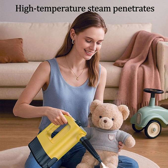Handheld Steam Cleaner 1200W with 400Ml Tank 221°F for Kitchen Car Detailing Bathroom Floor