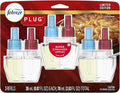 Febreeze Fall Holiday Variety Pack 3 Refill Plug In Limited Edition Scents | Fig &amp Plum | Cranberry Tart | Winter Spruce (Baked Cinnamon Apples)