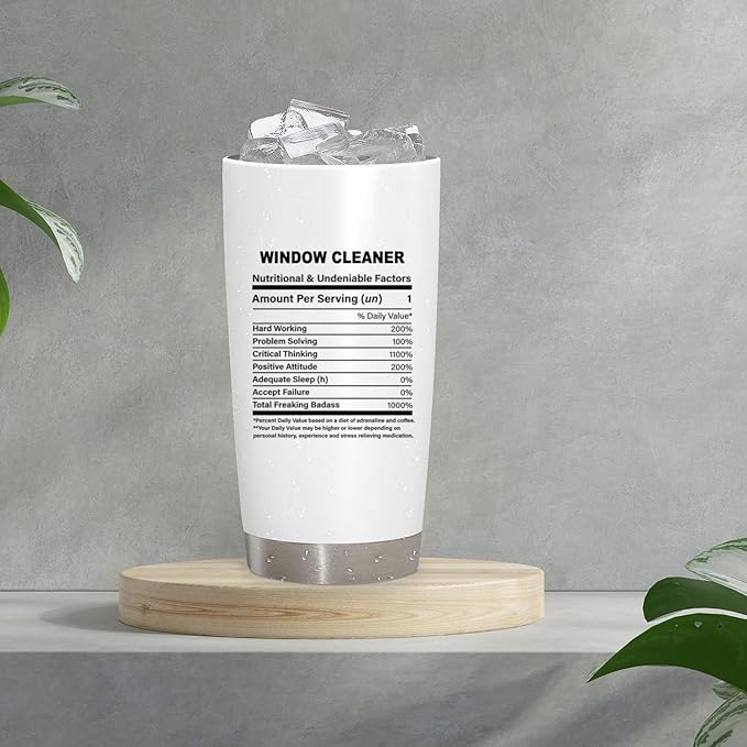 Generic Window Cleaner Gifts Gift For Window Cleaner Window Cleaner Promotion Gift Window Cleaner appreciation gift Tumbler 20 Oz