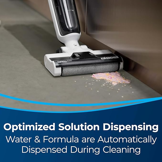 Bissell TurboClean Cordless Hard Floor Cleaner Mop and Lightweight Wet/Dry Vacuum 3548