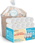 16-20-30 Gallon Trash Bags 250 Count Unscented Clear Plastic Recycling Bags