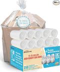 16-18-20-30 Gallon Trash Bags 250 Count Bulk Clear Plastic Recycling Bags Multi-purpose Garbage Bags Can Liners for Business Home Kitchen Commercial and Industrial