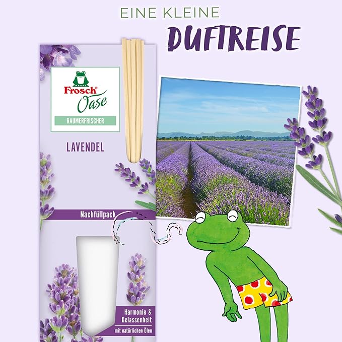 Frosch Oase Lavender Dream Room Freshener Refill Pack 90 ml