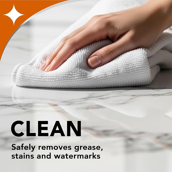 Weiman Granite and Stone Cleaner 3-in-1 Removes Grease Stains &amp Watermarks Streak-Free Formula with Stain Shield Technology Safe on Marble Quartz Tile Granite Quartzite &amp Slate