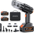 Car Vacuum Portable Cordless 50000Pa High Power Rechargeable Dust Buster with 2 Batteries &amp Charger 6-in-1 Handheld Vacuum Cleaners for Home Car Pet Hair Keyboard Graphite Black
