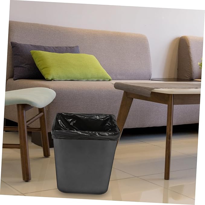 25pcs Thickened Trash Bags Heavy Duty Garbage Liners for Kitchen Bathroom Leak-resistant Trash Storage Bags for Indoor Outdoor Use