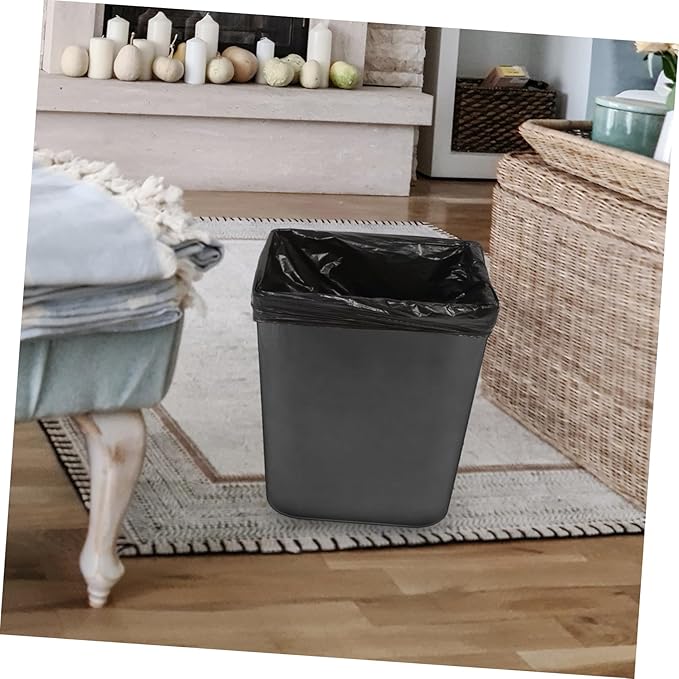 GALPADA 25pcs Thickened Black Trash Bags Heavy Duty Garbage Liners for Kitchen Bathroom Office Home Waste Disposal and Garbage Bags