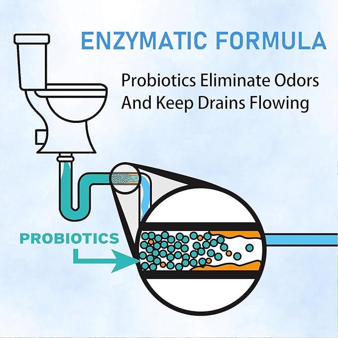 12 Pcs Enzyme Toilet Bowl Cleaner Bottle Automatic Self-Acting Toilet Tank Cleaner Enzyme-Powered Stain &amp Limescale Prevention Long-Lasting Deodorizer Safe for Plumbing &amp Septic Systems