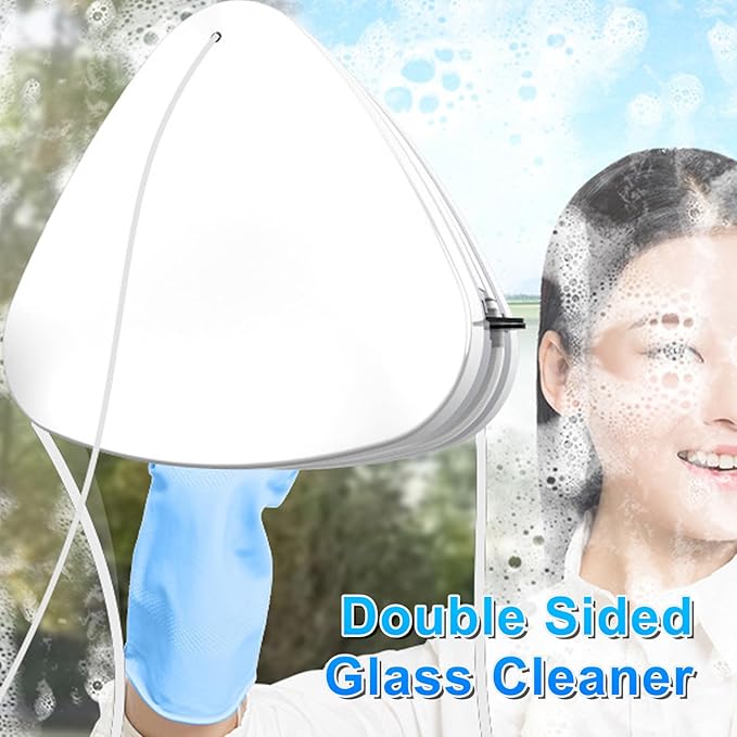 Double Sided Window Cleaner Tool Glass Cleaner Versatile Shape Magnetic Wiper Tool for Home (3-10)