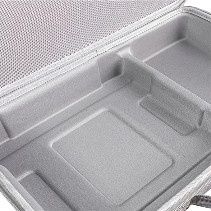 Hard Organizer Box for Ecovacs W1S / W2S PRO / W1S PRO Window Cleaning Robot Storage Protective Carrying Case Bag (Grey)