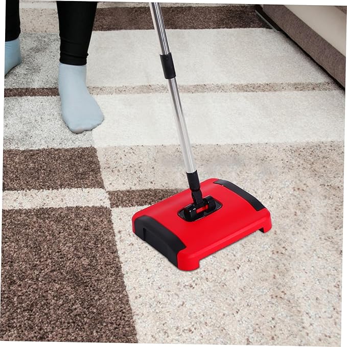 Electric Mop Cordless Stick Vacuum Cleaner Hand Push Sweeper Carpet Broom Floor Carpet Sweeper Manual Floor Restaurant Vacuum Brush Hardwood Mop