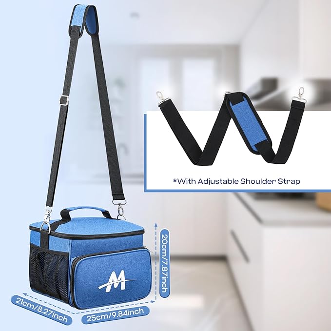 Moongiantgo Steam Cleaner Carry Bag Protective Organizer Case with Adjustable Compartments &amp Extra Pockets for Handheld Steamer Accessories (Storage Bag Only Machine Not Included)