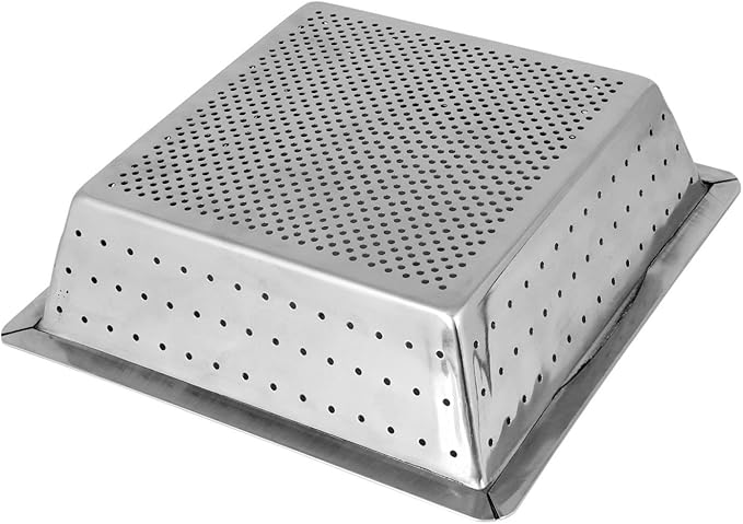 XCDISCOUNTE COMMERCIAL FLOOR DRAIN COLADOR ACERO INOXIDABLE 304 0.8MM 10 PULGADAS POR 10 PULGADAS POR 3 PULGADAS