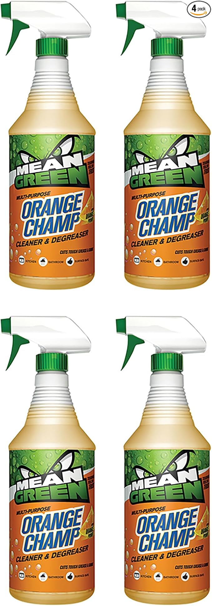 4 Set - C R Brands Inc. Mean Green Orange Champ Cleaner &amp Degreaser 32oz…
