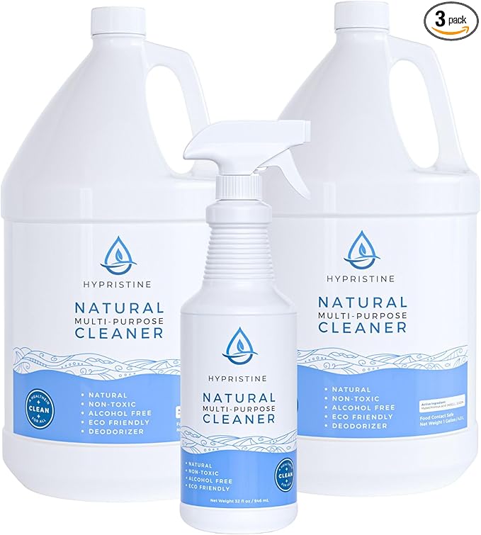 PURE Hypochlorous Acid Spray Multi-Purpose Cleaner Superior Shelf Life 0% Bleach 0% Alcohol Food Contact Safe Eliminate Non-Living Allergens Remove Pet Odor Clean Any Surface