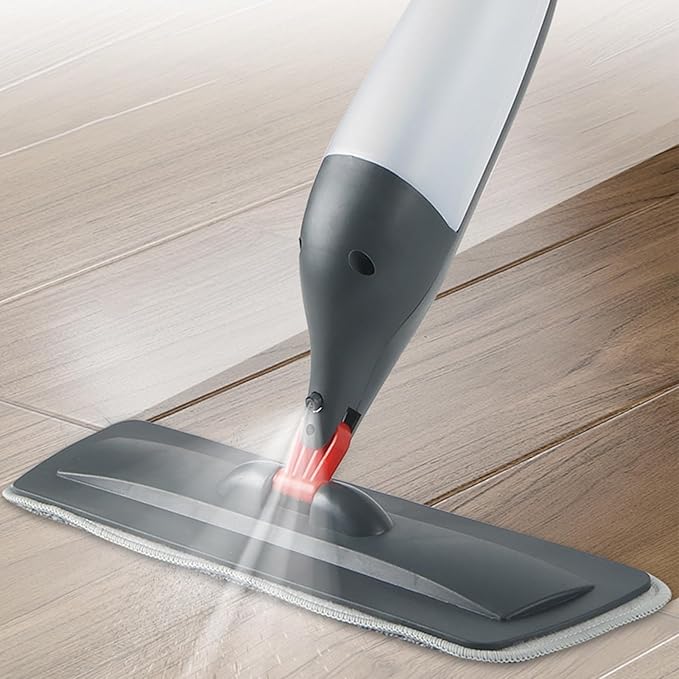 Spray Mops for Floor CleaningQuick Mops for Floor Cleaning | Washable Reusable Removable Pad Clean Supplies for Laminate Wood Marble Commercial Home