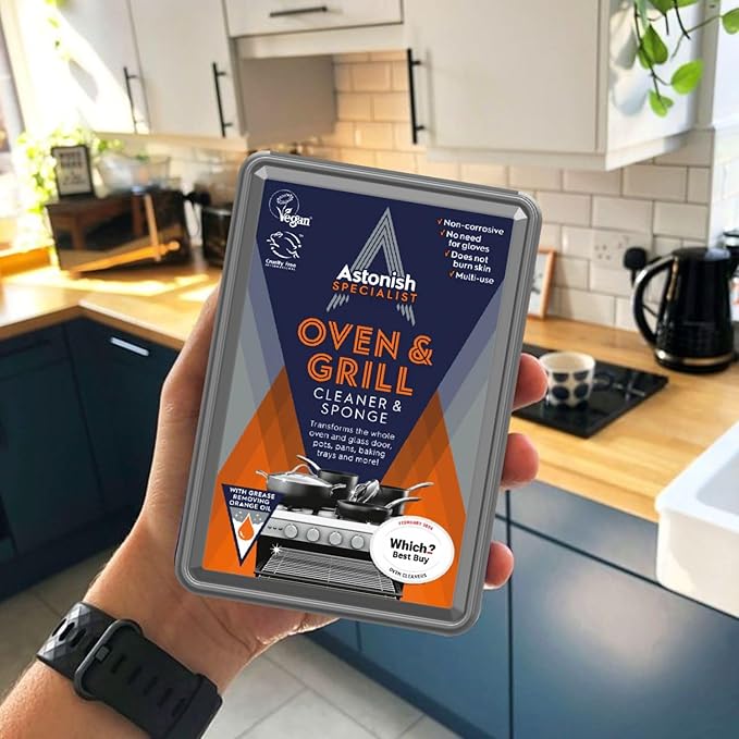 Astonish Heavy Duty Cleaning Pastes Bundle – Oven &amp Cookware Cleaner Specialist Oven &amp Grill Cleaner with Sponge and Original Multi-Surface Cleaning Paste – Powerful Degreaser for Kitchens &