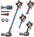 Cordless Vacuum Cleaner 45Kpa 550W 60Mins Vacuum Cleaners for Home Stick Vacuum Cordless Rechargeable Wall Mount Charging Self-Standing Household Vacuum for Pet Hair/Carpet/Hardwood Floor(X9)