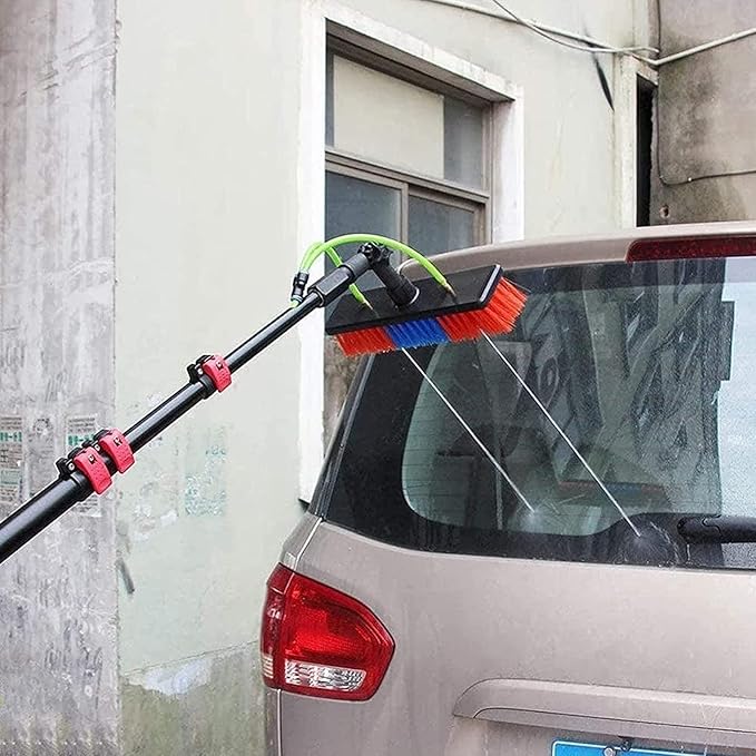 12FT-36FT Window Cleaning Pole Water Fed Telescopic Brush Extendable Cleaner Conservatory RoofCleaning Photovoltaic and Solar Panels Glass Wall Cleaning10.8 m (5.4 m)