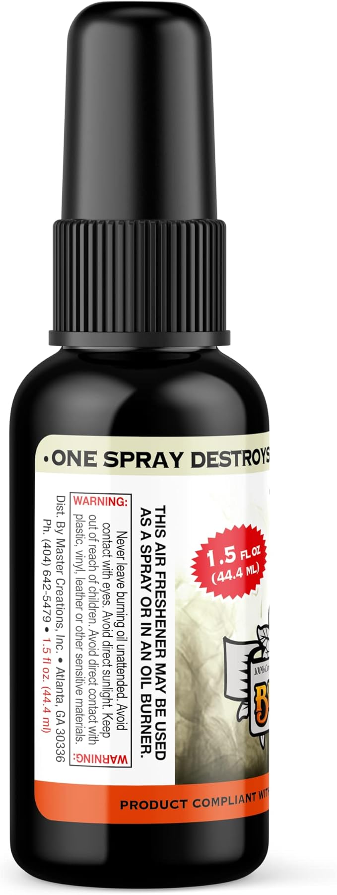 BluntPower (Grey Vetiver 5 Pack) Concentrated Odor Eliminator and Diffuser Oil - Room Deodorizer Odor Eliminator and Smoke Eliminator Spray - Premium Oil Based Air Freshener &amp Odor Eliminator S