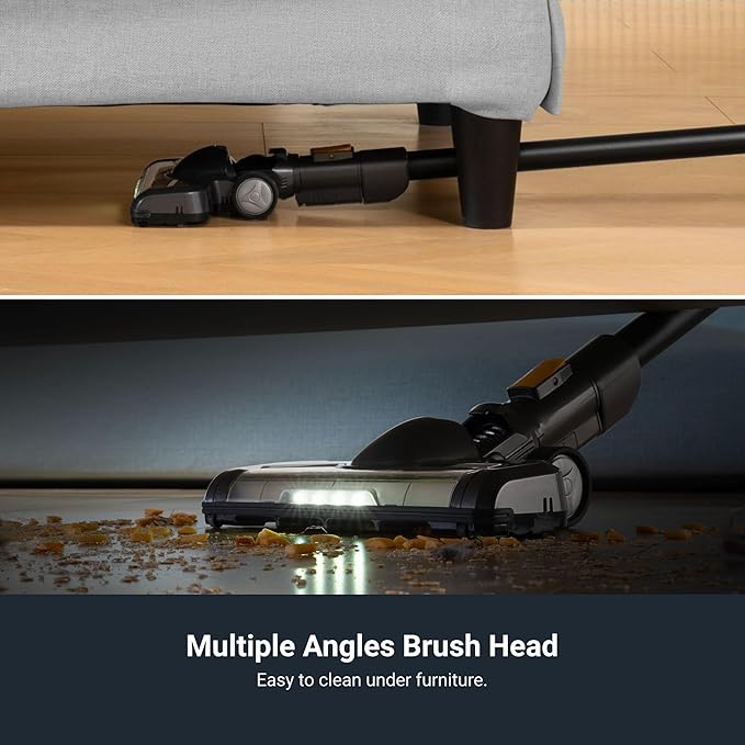 Eureka RapidClean Pro Cordless Vacuum Cleaner for Hard Floors Lightweight Stick Vacuum LED Headlights Convenient Stick and Handheld Vac Green NEC285GR