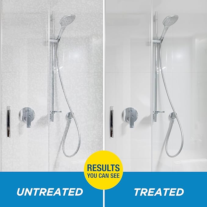 Rain-X 630542 Shower Door Water Repellent Protects Glass Shower &amp Doors From Soap Residue And Hard Water Stains Leaving Your Bathroom Beautiful (Pack of 2)