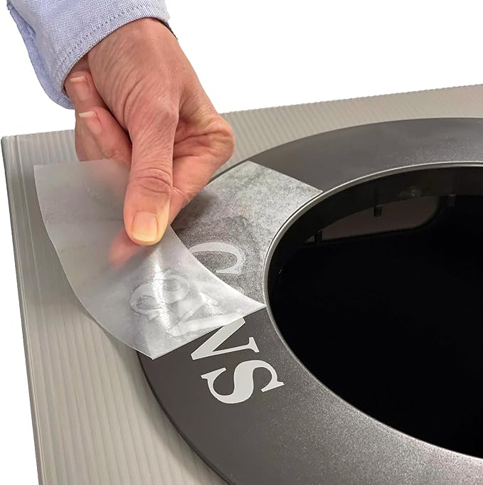 Safco Trash Can Recycle Bin Combo 28 Gallon Each (3 Bin) At Your Disposal Recycling Center Black/Grey
